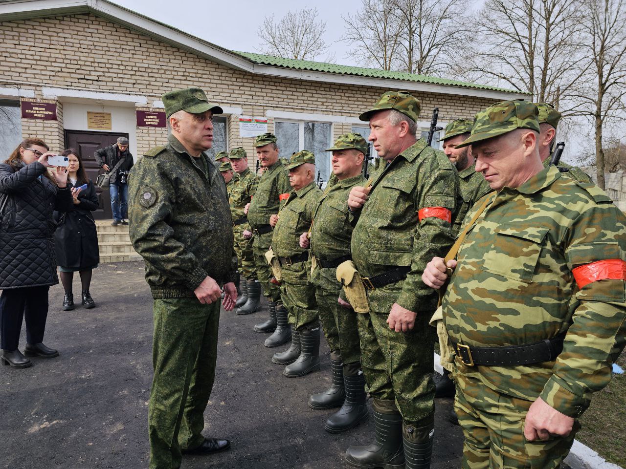 В Беларуси впервые показали народное ополчение