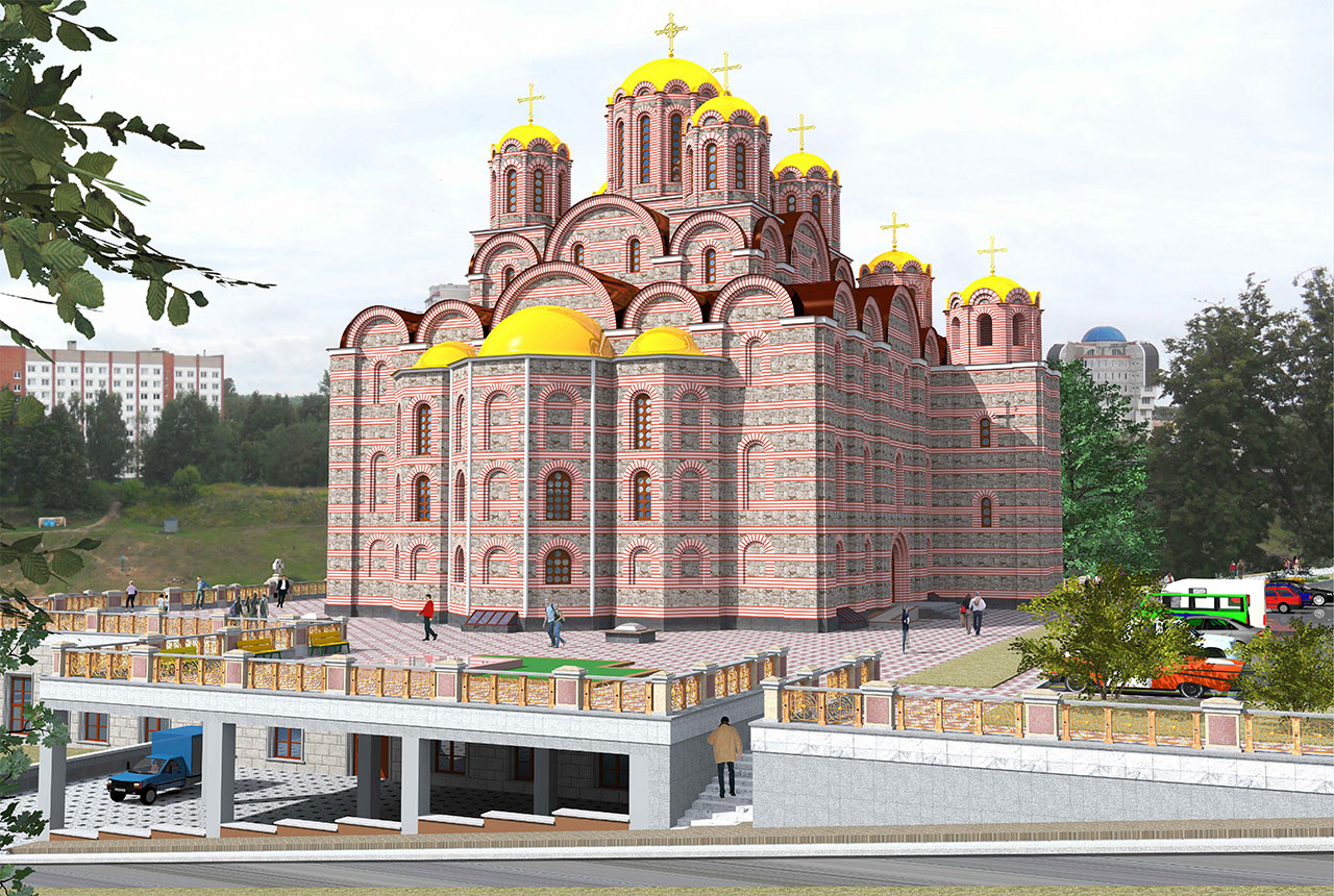 Постройка Софийского храма