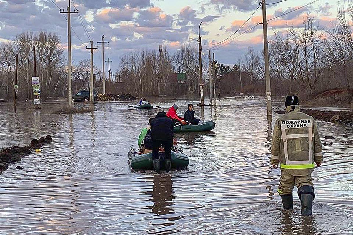 Российский Оренбург может уйти под воду