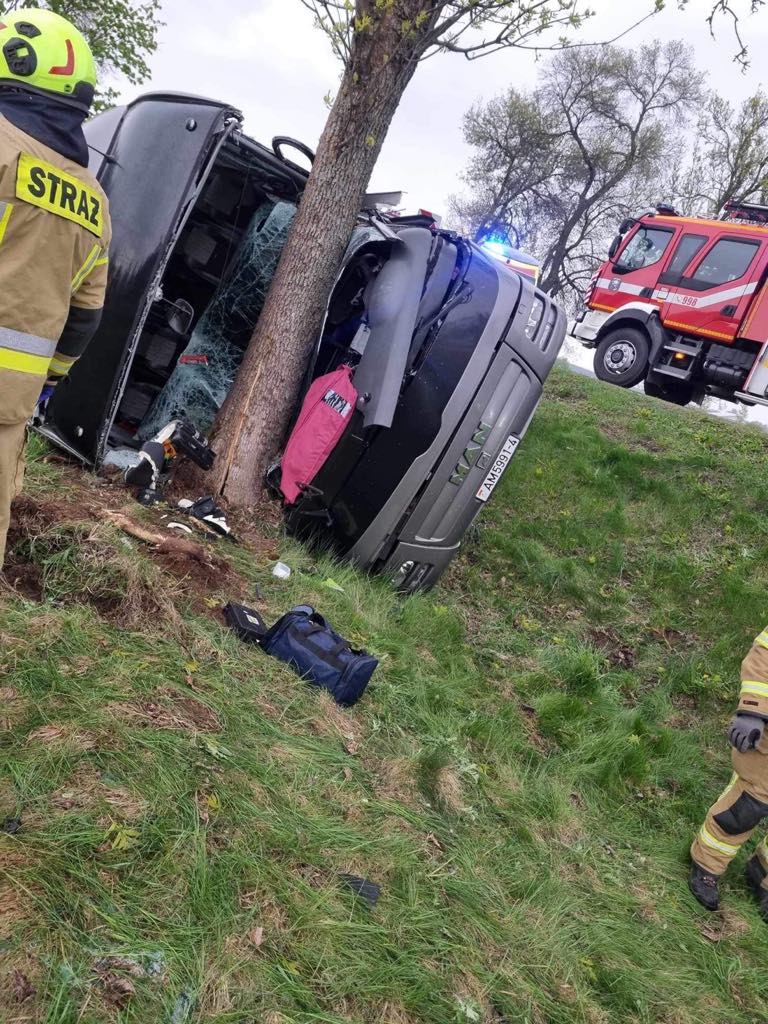 Автобус с белорусами попал в аварию в Польше