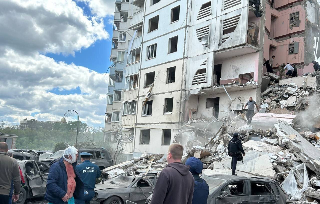 Появилось ВИДЕО взрыва в многоэтажном доме в Белгороде