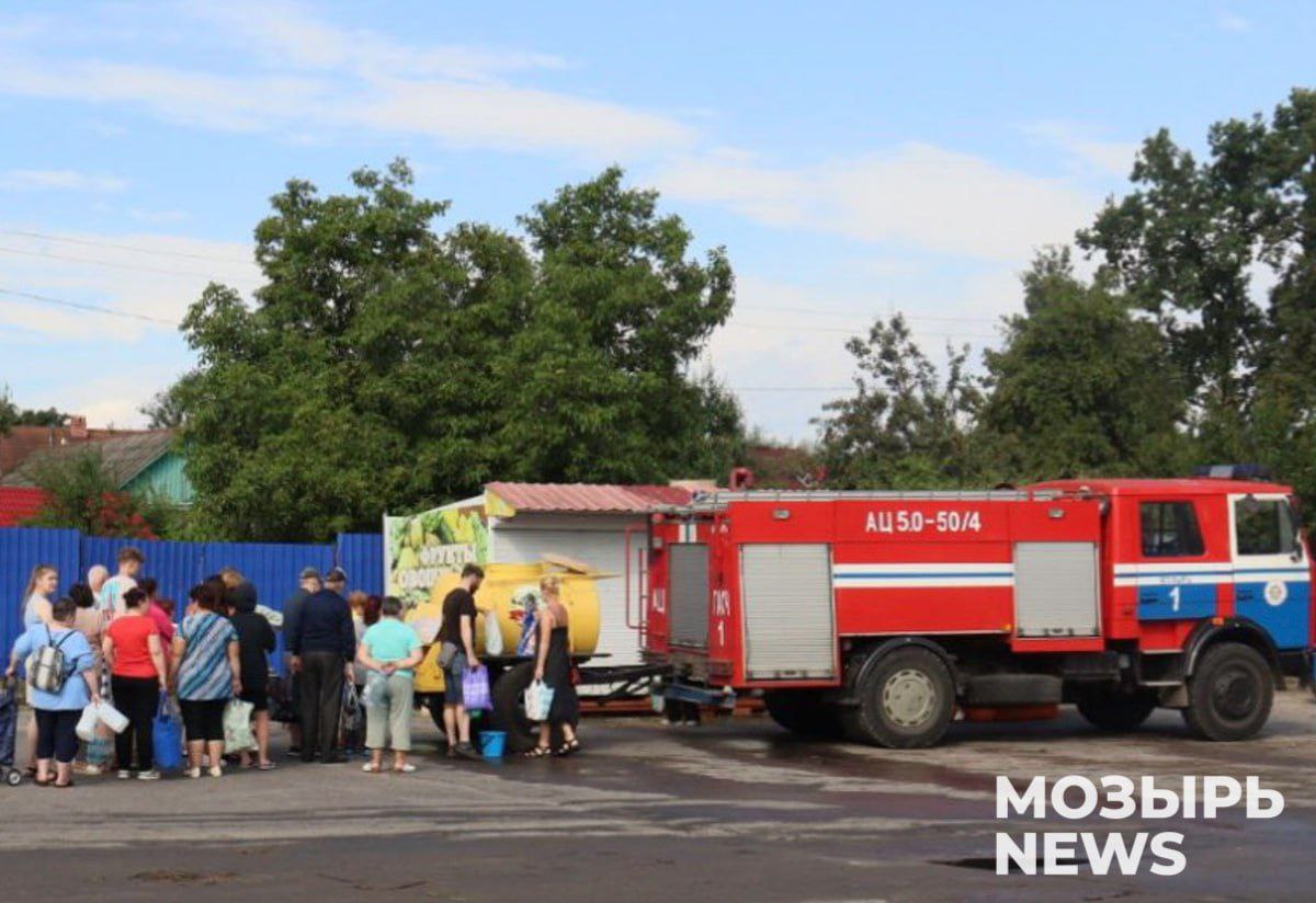 Мозырские власти признали, что перебои с водоснабжением в городе остаются